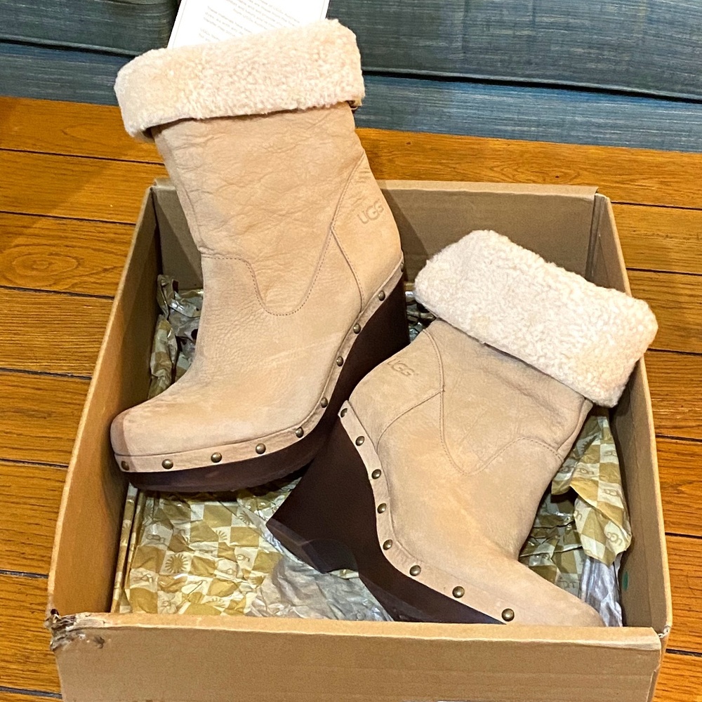 Ugg Australia Carnagie leather boots